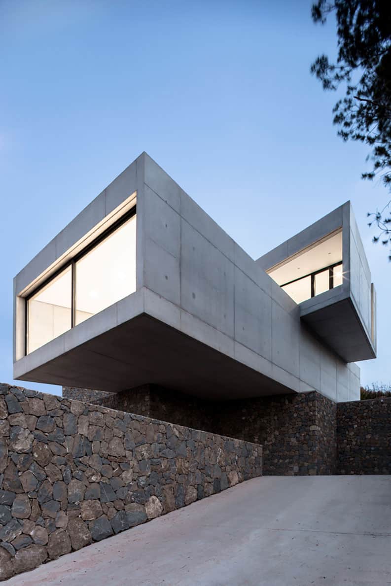 Casa a l'aspre. Un diseño moderno con visuales increíbles en Alicante