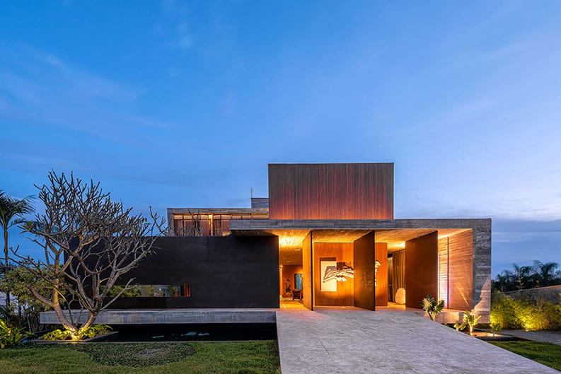 Casa Corten. Diseño de vanguardia en tres niveles