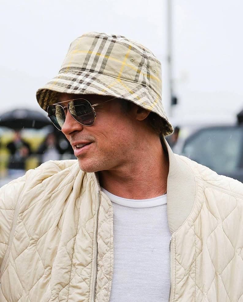 Ícono de estilo. Brad Pitt revitaliza el sombrero piluso