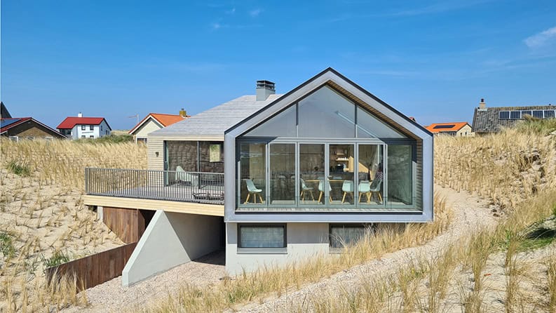 Casa Dune West aan Zee. Una propiedad para disfrutar de las vistas del paisaje