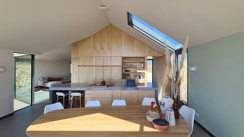 Casa Dune West aan Zee. Una propiedad para disfrutar de las vistas del paisaje