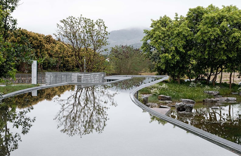 Estación WENSHANDIESHUI del Sendero Ecológico del Lago XILI