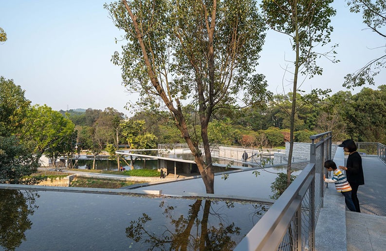 Estación WENSHANDIESHUI del Sendero Ecológico del Lago XILI