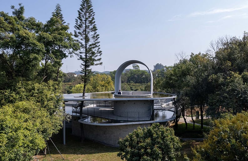 Estación WENSHANDIESHUI del Sendero Ecológico del Lago XILI