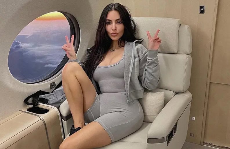 "Kim Air". Así es el avión de Kim Kardashian