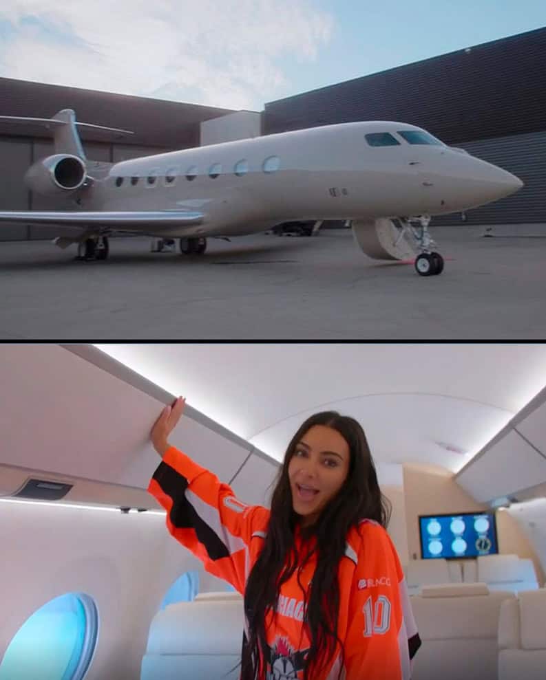 "Kim Air". Así es el avión de Kim Kardashian