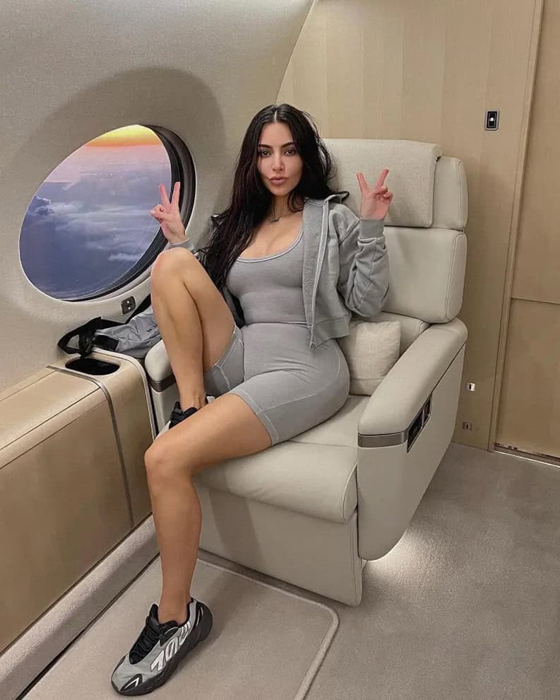 "Kim Air". Así es el avión de Kim Kardashian