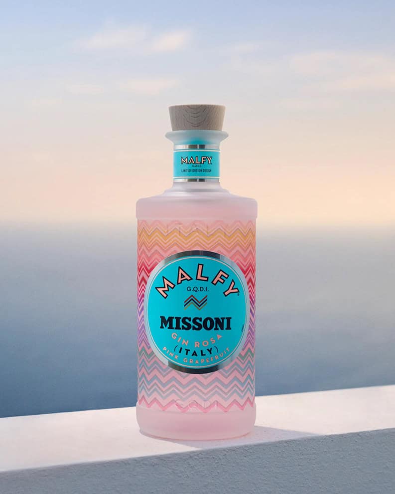 Malfy Gin Rosa. Una alianza que combina la excelencia en la moda con la destilación de gin de alta calidad