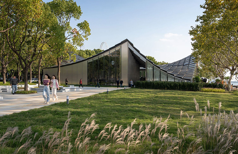 Pabellón Jinji Lake by Bjarke Ingels Group