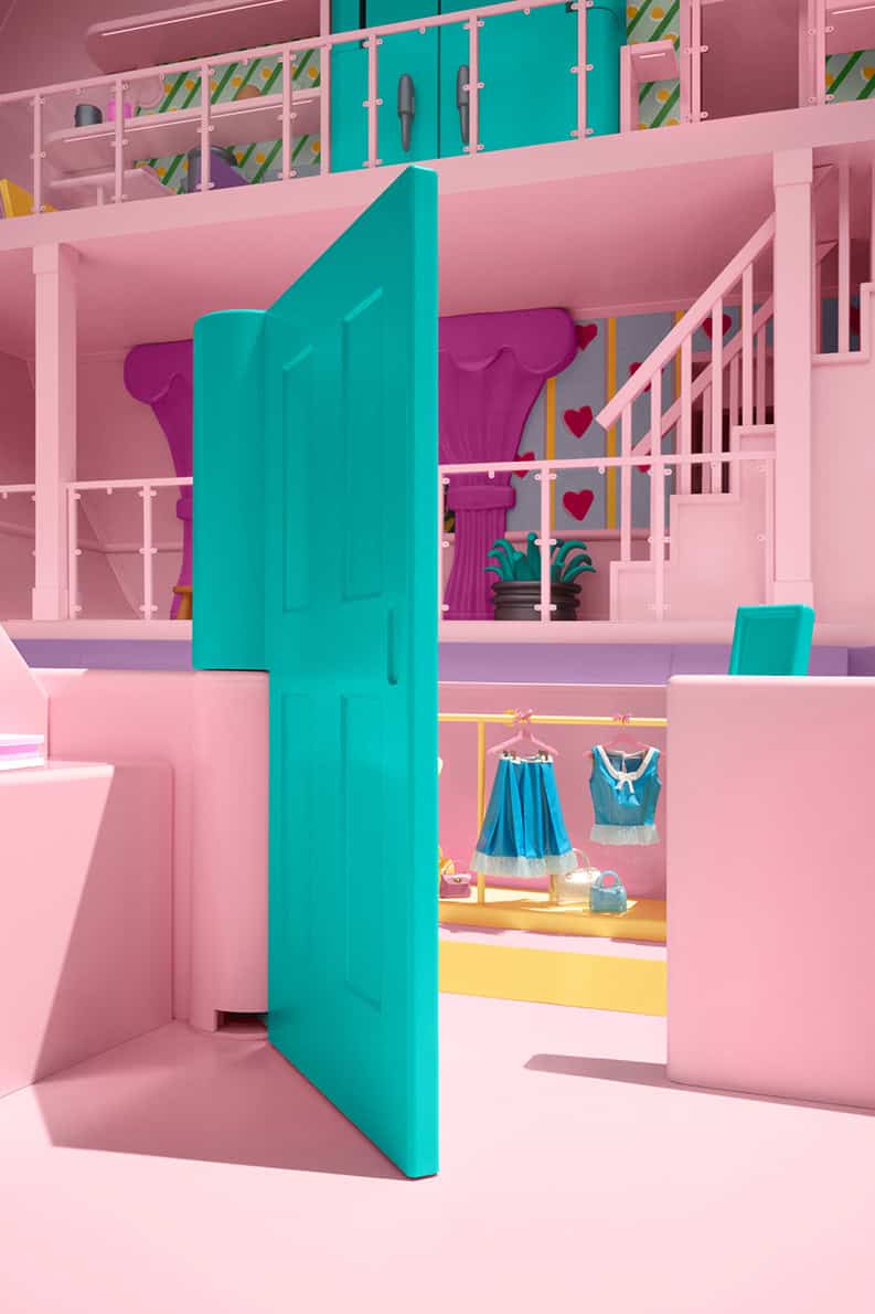 Nostalgia en grande. Airbnb presenta la casa de Polly Pocket a escala real