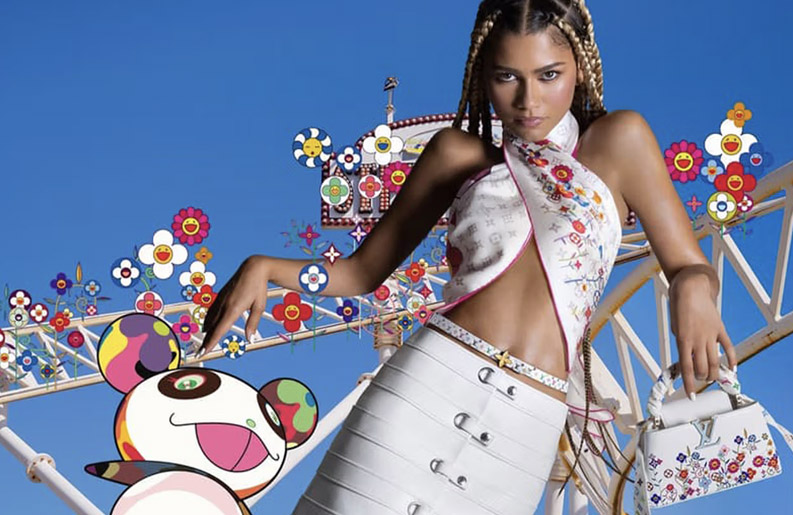 Re-Edition. Zendaya protagoniza la nueva campaña de la colección Louis Vuitton x Takashi Murakami