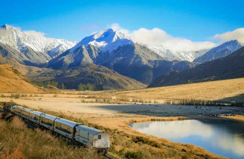 TranzAlpine. A través de la isla sur de Nueva Zelanda.