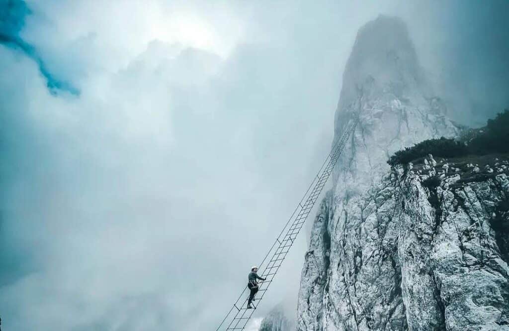 Escalera al cielo. La escalada panorámica más buscada.