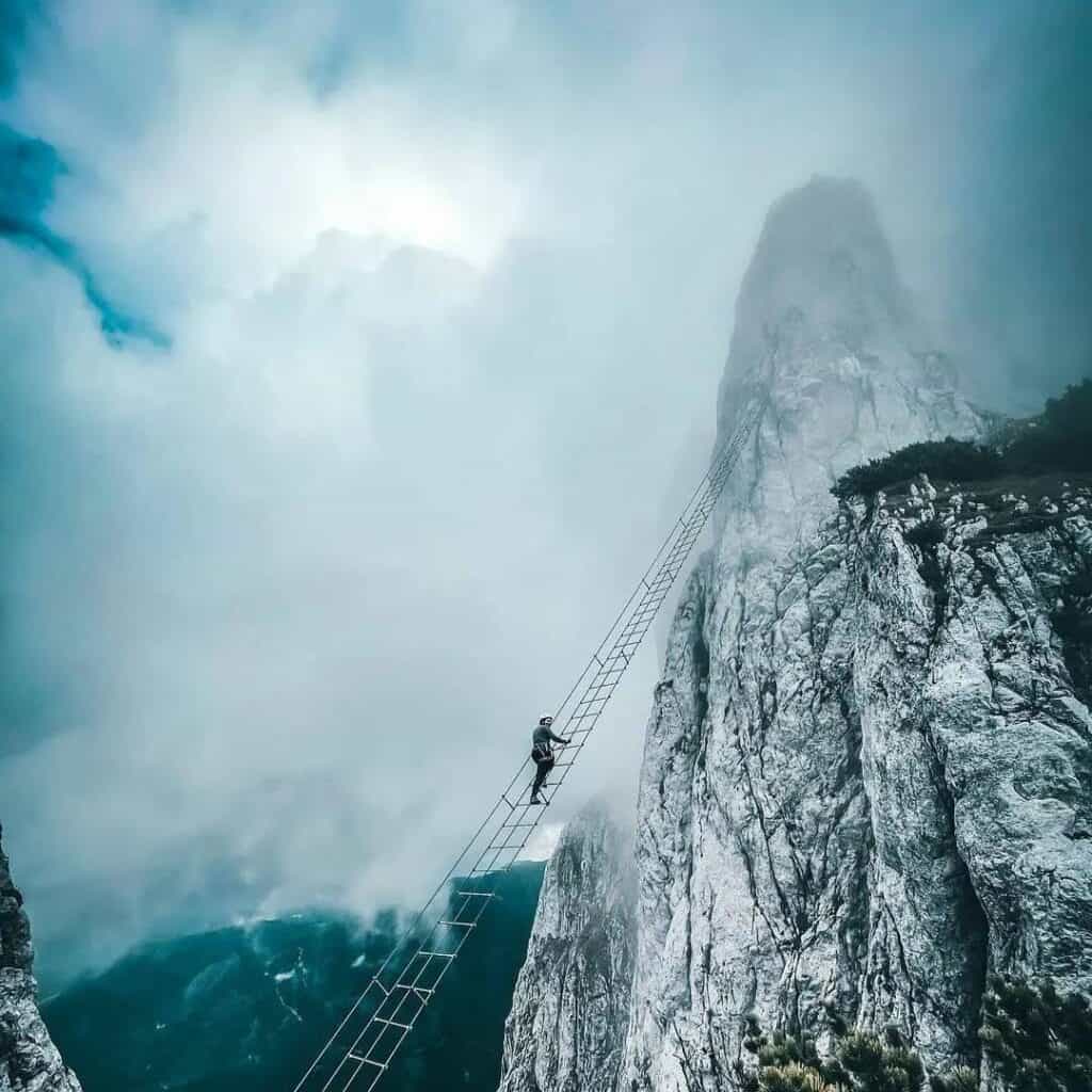 Escalera al cielo. La escalada panorámica más buscada.